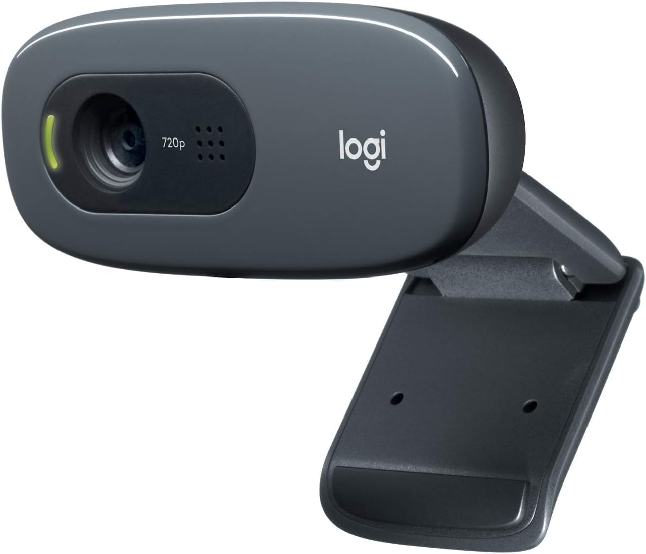 Logitech C270 HD Webcam, HD 720p/30fps, Widescreen HD Video Calling, HD Light Correction, Noise-Reducing Mic